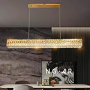 GobekUsa Crystal Chandelier Pendant Light for Living and Dining Room Lighting