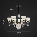 GobekUsa Crystal Chandelier Pendant Light for Living and Dining Room Luxury Home Decor