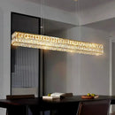 GobekUsa Crystal Chandelier Pendant Light for Living and Dining Room Lighting