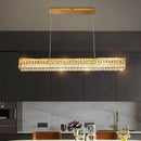 GobekUsa Crystal Chandelier Pendant Light for Living and Dining Room Lighting