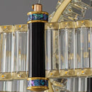 GobekUsa Crystal Chandelier Pendant Light for Living and Dining Room
