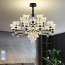 GobekUsa Crystal Chandelier Pendant Light for Living and Dining Room Luxury Home Decor