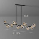 GobekUsa Crystal Chandelier Pendant Light for Living & Dining Room Luxury Decor