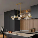 GobekUsa Crystal Chandelier Pendant Light for Living & Dining Room Luxury Decor