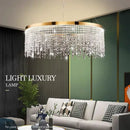 GobekUsa Crystal Chandelier Pendant Light for Living Dining Room Luxury Lamps