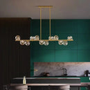GobekUsa Crystal Chandelier Pendant Light for Living & Dining Room Luxury Decor