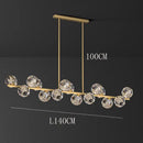 GobekUsa Crystal Chandelier Pendant Light for Living & Dining Room Luxury Decor