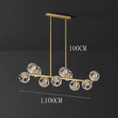 GobekUsa Crystal Chandelier Pendant Light for Living & Dining Room Luxury Decor