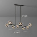 GobekUsa Crystal Chandelier Pendant Light for Living & Dining Room Luxury Decor
