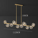 GobekUsa Crystal Chandelier Pendant Light for Living & Dining Room Luxury Decor