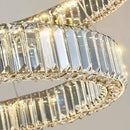 GobekUsa Crystal Chandelier Pendant Light for Living Room, Staircase, and Ceiling - Luxury Indoor Lighting