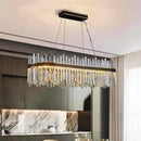 GobekUsa Crystal Chandelier Pendant Light for Living Room Bedroom Ceiling, Luxury Indoor Lighting