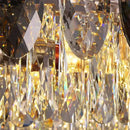 GobekUsa Crystal Chandelier Pendant Light for Living Room Bedroom Ceiling - Indoor Luxury Lighting
