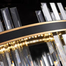 GobekUsa Crystal Chandelier Pendant Light for Living Room Bedroom Ceiling, Luxury Indoor Lighting
