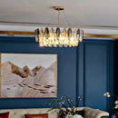GobekUsa Crystal Chandelier Pendant Light for Living Room Bedroom Foyer