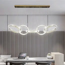 GobekUsa Crystal Chandelier Pendant Light for Living Room Dining Room Ceiling Lighting