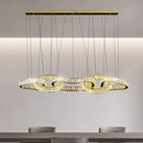 GobekUsa Crystal Chandelier Pendant Light for Living Room Dining Room Ceiling Light