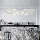 GobekUsa Crystal Chandelier Pendant Light for Living Room Dining Room Ceiling Lighting