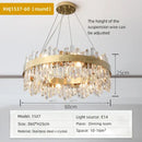 GobekUsa Crystal Chandelier Pendant Light for Luxury Living Room, Bedroom, Dining, Kitchen & Home Décor