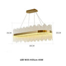 GobekUsa Crystal Chandelier Pendant Light Modern Luxury Dining Room Bedroom Lamp