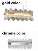 GobekUsa Crystal Chandelier Pendant Light Modern Luxury Dining Room Bedroom Lamp