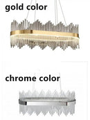 GobekUsa Crystal Chandelier Pendant Light Modern Luxury Dining Room Bedroom Lamp