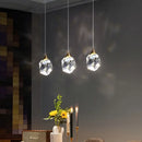GobekUsa Crystal Chandelier Pendant Lights for Dining Room & Bedroom