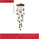 GobekUsa Crystal Chandelier Pendant Lights for Elegant Home Decor
