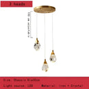 GobekUsa Crystal Chandelier Pendant Lights for Elegant Home Decor