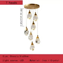 GobekUsa Crystal Chandelier Pendant Lights for Elegant Home Decor