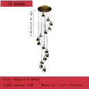 GobekUsa Crystal Chandelier Pendant Lights for Elegant Home Decor