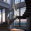 GobekUsa Crystal Chandelier Pendant Lights for Elegant Home Decor