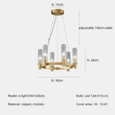 GobekUsa Crystal Chandelier Pendant Lights - Luxury LED Lighting for Living Room