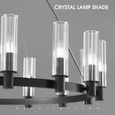 GobekUsa Crystal Chandelier Pendant Lights - Luxury LED Lighting for Living Room