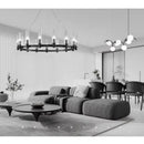 GobekUsa Crystal Chandelier Pendant Lights - Luxury LED Lighting for Living Room