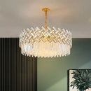 GobekUsa Crystal Chandelier Pendant Lights, Modern Luxury Ceiling Lamp for Home Decoration