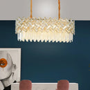 GobekUsa Crystal Chandelier Pendant Lights, Modern Luxury Ceiling Lamp for Home Decoration