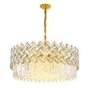 GobekUsa Crystal Chandelier Pendant Lights, Modern Luxury Ceiling Lamp for Home Decoration