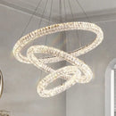 GobekUsa Crystal Chandelier Ring - Elegant Light Luxury for Living Room, Dining Room & Bedroom