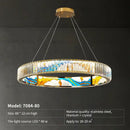 GobekUsa Crystal Chandelier Ring Light Modern Elegant Dining Living Room Lighting
