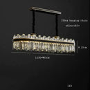 GobekUsa Crystal Chandelier Round Light Fixture for Luxury Living Room Décor