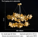 GobekUsa Crystal Chandelier Rustic Pendant Lighting Modern French Country Decor