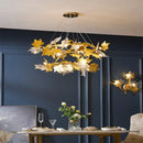 GobekUsa Crystal Chandelier Rustic Pendant Lighting Modern French Country Decor
