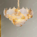 GobekUsa Crystal Chandelier Shell Lamp: Luxury Nordic Design for Living Room, Bedroom, Hall
