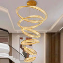 GobekUsa Crystal Chandelier - Stair & Living Room Pendant Lights - Interior Lighting