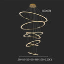 GobekUsa Crystal Chandelier Stair Pendant Lamp for Modern Home Decoration & Living Room Lighting