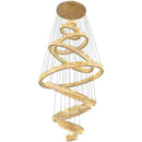 GobekUsa Crystal Chandelier Stair Pendant Lamp Living Room Lighting Modern Interior Decor