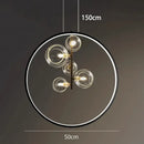 GobekUsa Crystal Chandelier Stair Pendant Lamp Living Room Interior Lighting