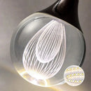 GobekUsa Crystal Chandelier Stair Pendant Lamp Living Room Interior Lighting