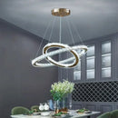 GobekUsa Crystal Chandelier Stair Pendant Lamp Living Room Lighting